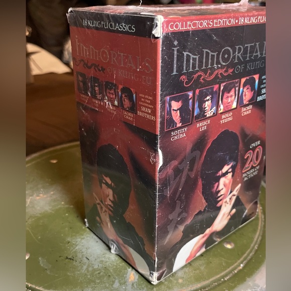 Bruce Lee Media Immortals Of Kung Fu Dvd Set Bruce Lee Jackie Chan